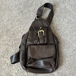 AmeriLeather Grylls slingback purse